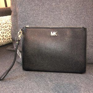 Michael Kors Medium Zip Pouch Leather - NWT